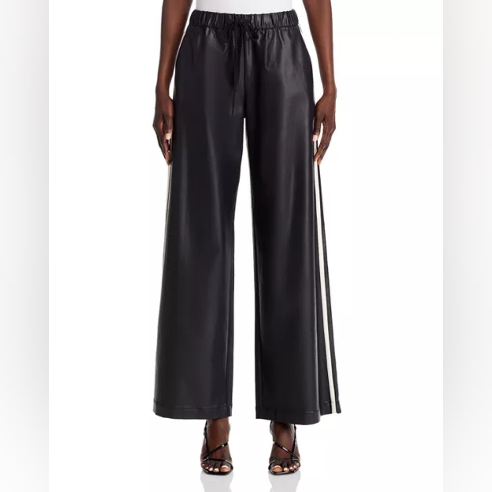 Bella Dahl Sport Stripe Wide Leg Pull On Pants Womens Size Small NWT